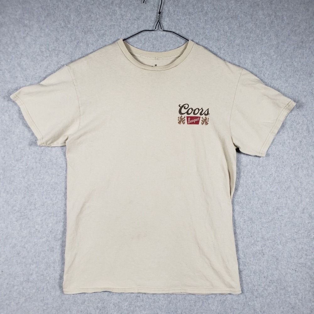Coors Banquet Shirt M Golden‎ Colorado Cowboy Sunset Western Graphic Tee Beer